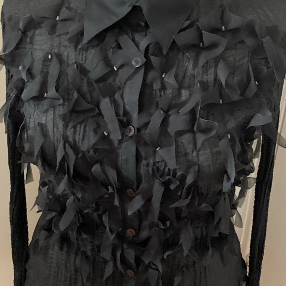 Women’s black shirt by Anne Giorgio size M - Picture 2 of 5